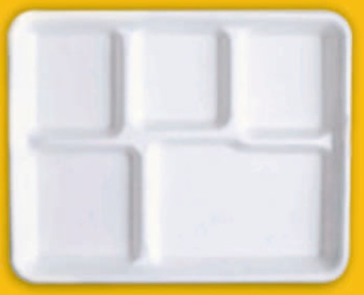 5 Compartment Meal Tray XL