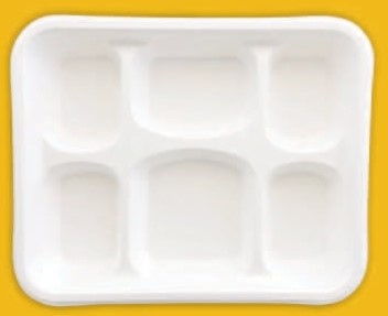 6 Compartment Meal Tray