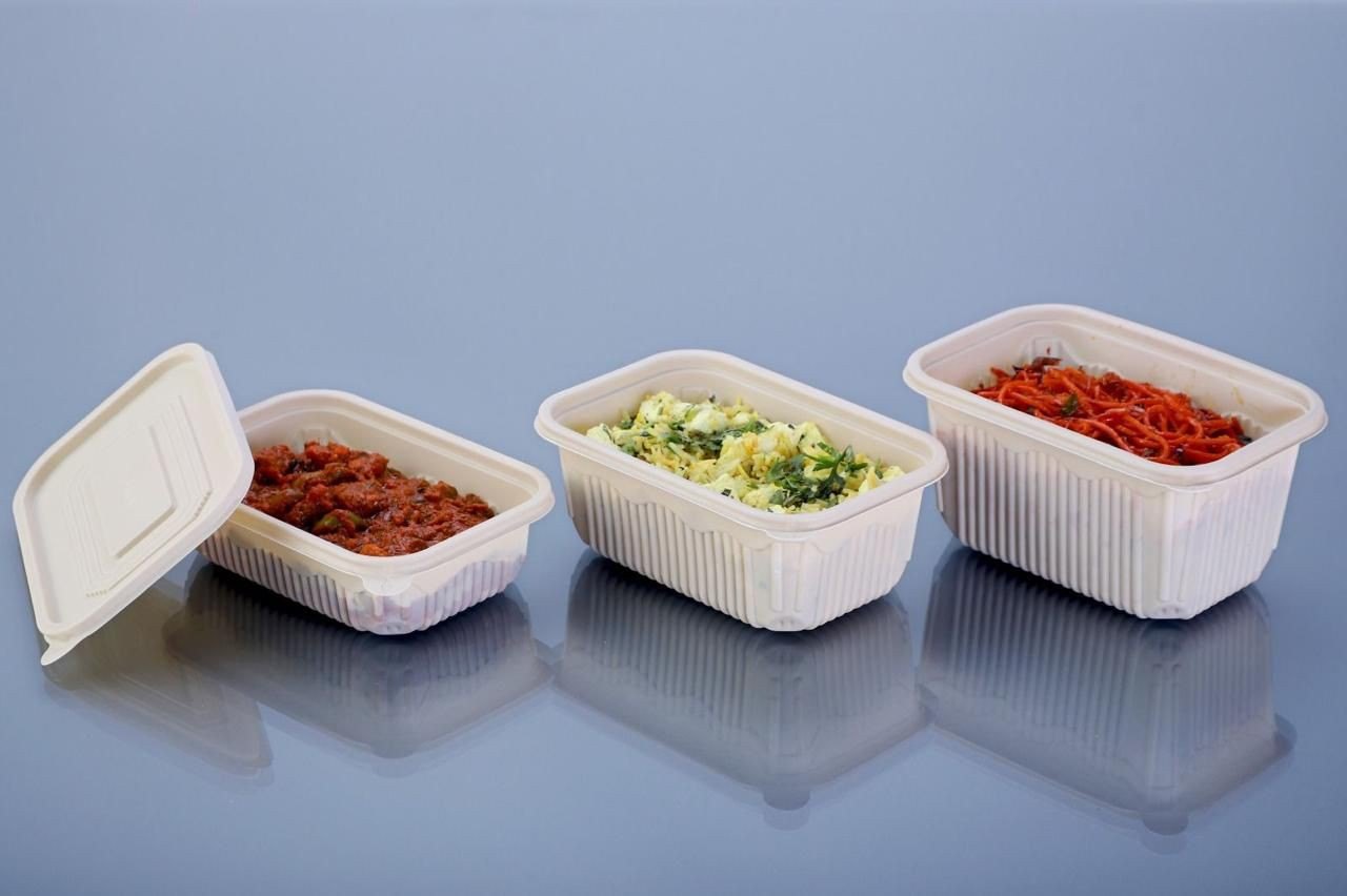 CORNSTARCH ROUND & RT CONTAINERS