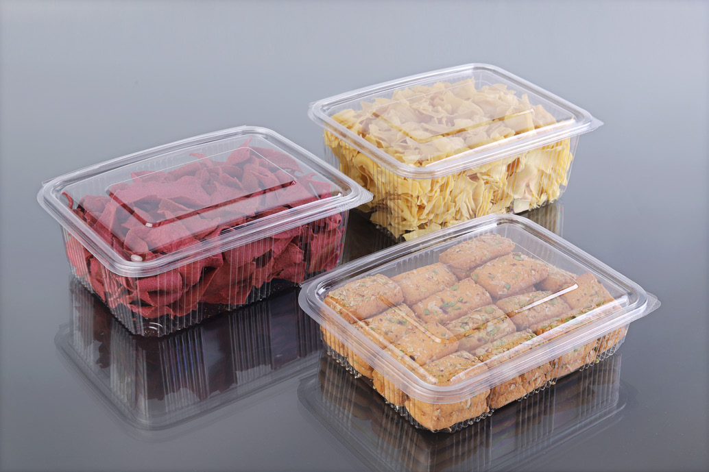 PET Round & Rectangular Hinged Boxes