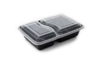 232 RE 2 Compartment Meal Box