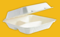 8 Inch x 8 Inch 3 Compartment